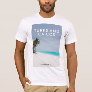 Camiseta Sonho de Grace Bay nas Ilhas Turcas e Caicos