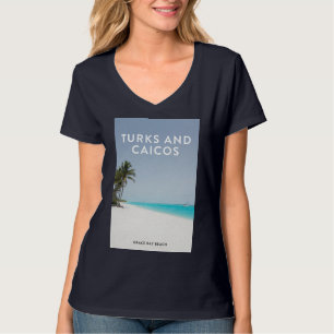 Camiseta Sonho de Grace Bay nas Ilhas Turcas e Caicos