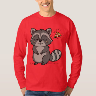Camiseta Sonho de Raccoon - Pizza!