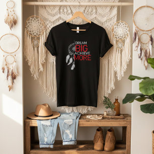 Camiseta Sonho grande consegue gráficos de captura de sonho