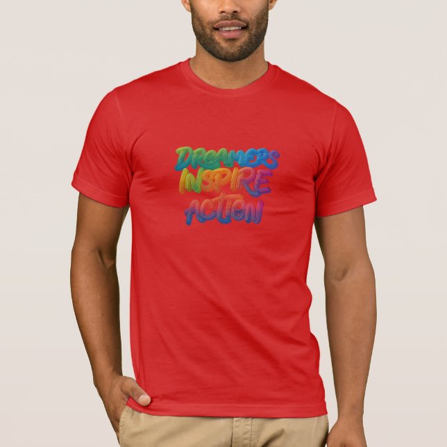 Camiseta Sonho inspira ação (Frente)