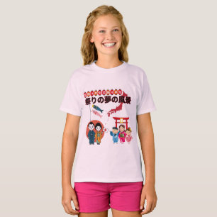 Camiseta Sonho Matsuri Dreamscape rosa pálido
