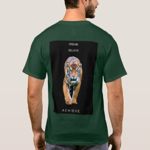 Camiseta Sonho Modelo Motivacional Acredite em Atingir o Ti