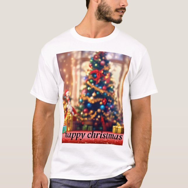Camiseta Sonho Natal Watercolor T-Shirt (Frente)