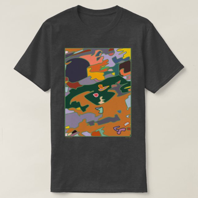 Camiseta Sonho prático #24 T-Shirt escuro (Frente do Design)