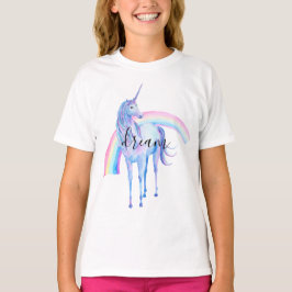 Camiseta Sonho Purple Aqua Unicorn