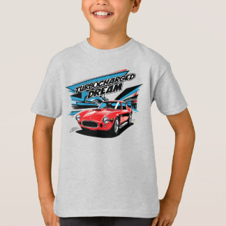 Camiseta Sonho Turbo - Carro Desportivo Vermelho