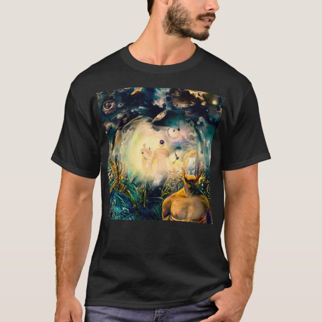Camiseta Sonhos abstrato espirituais (Frente)