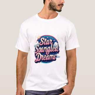 Camiseta Sonhos com Espingardas Estrelas - Orgulho Patrióti