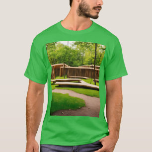 Camiseta Sonhos Concretos: Parkscape Surreal de Jane Jacobs