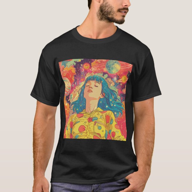 Camiseta Sonhos Cósmicos (Frente)