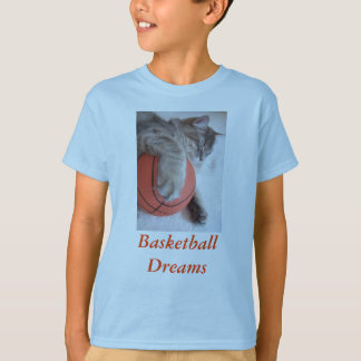 Camiseta Sonhos de basquete,