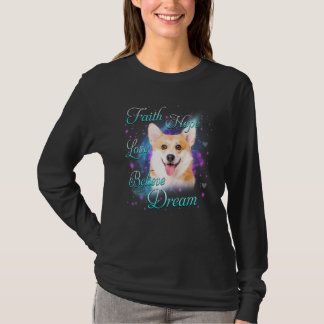 Camiseta Sonhos de Cão Corgue Galês de Pembroke