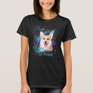 Camiseta Sonhos de Cão Corgue Galês de Pembroke