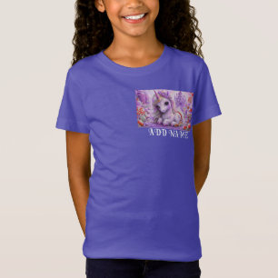 Camiseta Sonhos de Doces Unicórnio (Roxo0