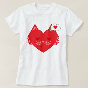 Camiseta Sonhos de Gatinho Sonolento