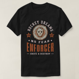 Camiseta Sonhos de Hóquei Roupas de Aforador Sem Medo para