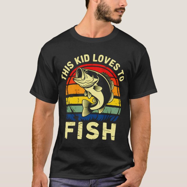 Camiseta Sonhos de infância, Pesca (Frente)