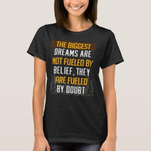 Camiseta Sonhos de Mentalidade Motivacional Mamba Não São A
