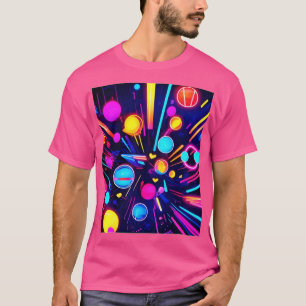 Camiseta Sonhos de Neon - Formas e Cores Psicodélicas