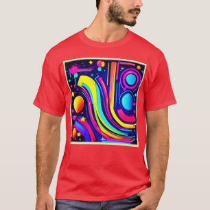 Camiseta Sonhos de Neon: Uma Odisseia Digital Psicodélica