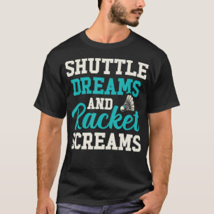 Camiseta Sonhos de Peteca e Gritos de Raquete Badminton Div