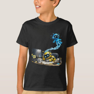 Camiseta sonhos de robô