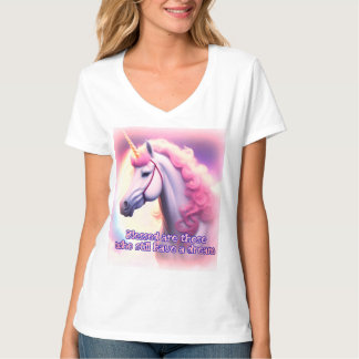 Camiseta Sonhos de unicórnio