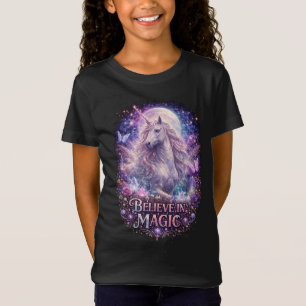 Camiseta Sonhos de Unicórnio ao Luar