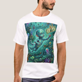 Camiseta sonhos do mar profundo