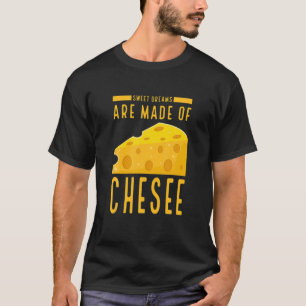 Camiseta Sonhos Doce São Feitos De Humor Comida Engraçado D