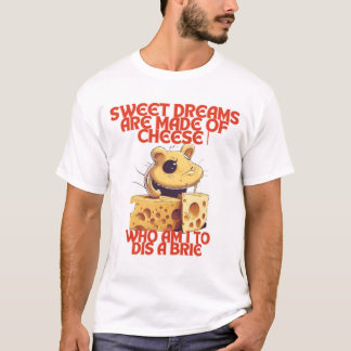 Camiseta Sonhos Doce São Feitos de Queijo | T-Shirt masculi