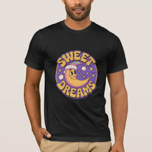 Camiseta Sonhos Doces Lua Retro
