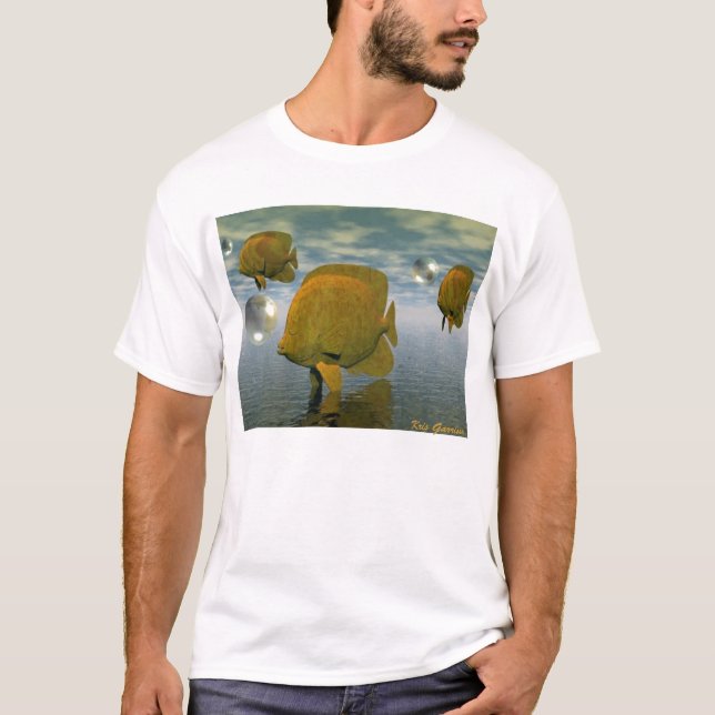 Camiseta Sonhos dos peixes (Frente)