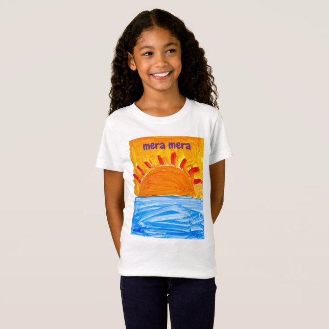 Camiseta sonhos encantadores de menina (Frente Completa)