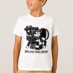 Camiseta Sonhos escuros da obscuridade da noite