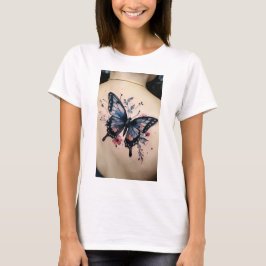 Camiseta Sonhos Flutuantes: Borboleta De Aquarelas T-Shirt 
