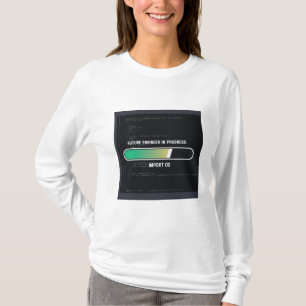 Camiseta "Sonhos Futuros Em Curso - Vista Sua Ambição!"
