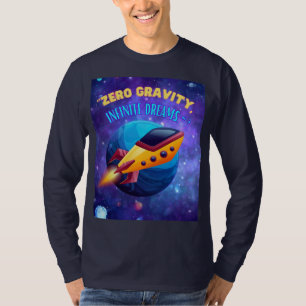 Camiseta sonhos infinitos de gravidade zero, mísseis