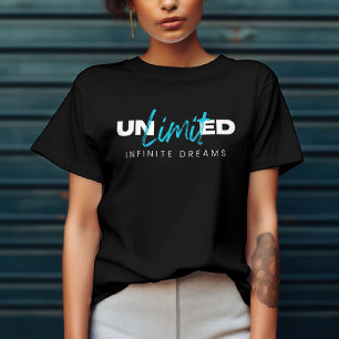 Camiseta Sonhos Infinitos Ilimitados*Possibilidades Sem Lim