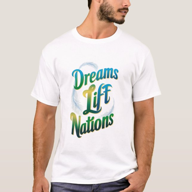 Camiseta Sonhos Levantam Nações (Frente)