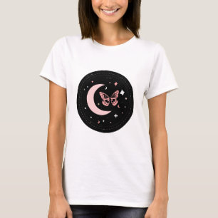 Camiseta Sonhos Lunares e Noites de Borboleta