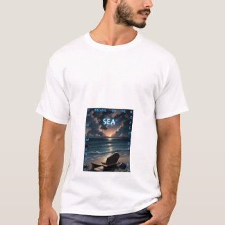 Camiseta Sonhos no mar - Cadeira de Praia Sunset Art for Me