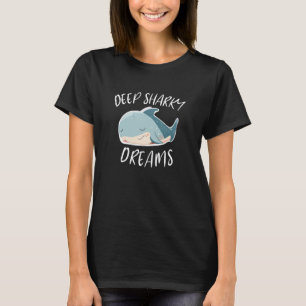 Camiseta Sonhos Pesadelos Profundos Para Tubarão