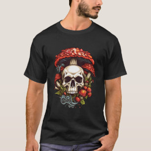 Camiseta Sonhos Psicodélicos: Crânios na Terra Maravilha