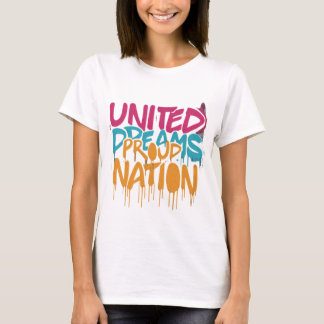 Camiseta Sonhos Unidos Orgulhosos Nação T,camisa