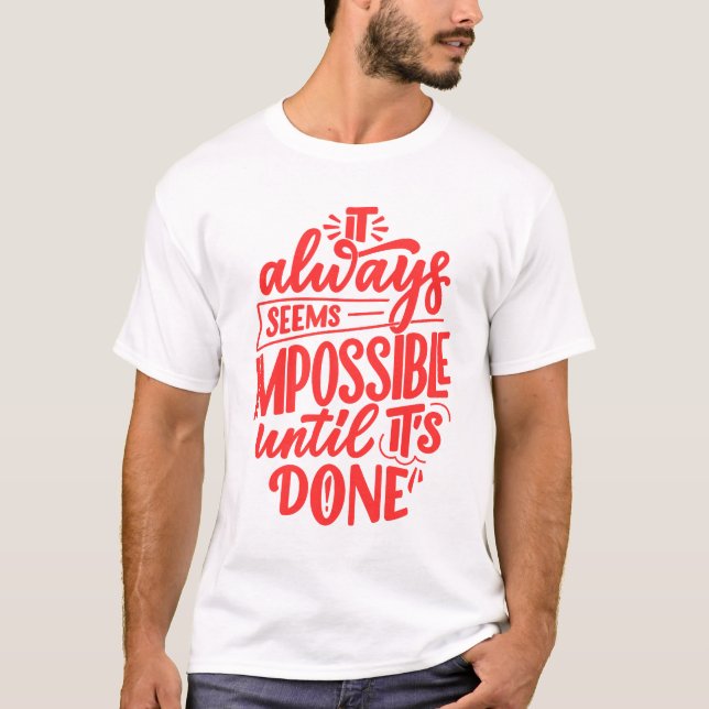 Camiseta "Sonhos Vêm Um Verdadeiro Gradiente Texto-Camisa - (Frente)