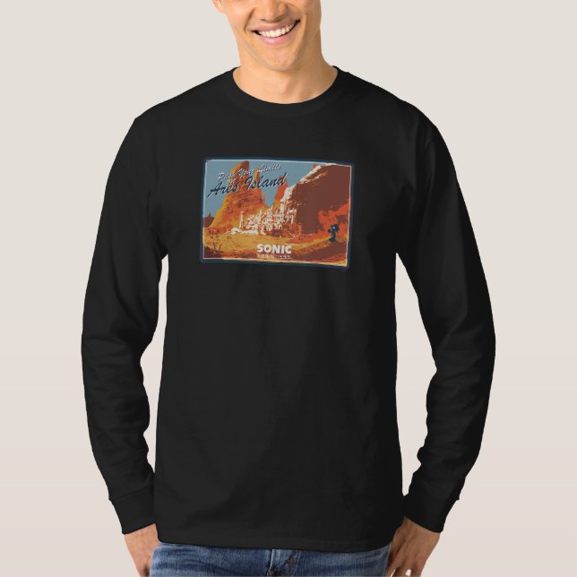 Camiseta Sonic Frontiers - Ilha de Ares (Frente)