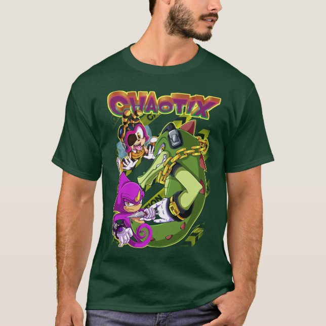 Camiseta Sonic Heroeseam CHAOTIX (Frente)