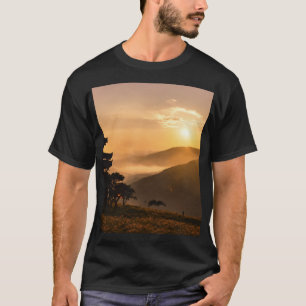 Camiseta Sonic Serenity - Meditative Silhouette T-Shirt Des
